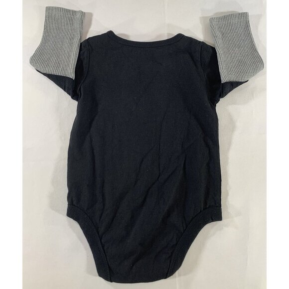 Garanimals Baby 6-9M Frankenstein Sleep Play Bodysuit 2 pc Set Halloween Green - Picture 7 of 16